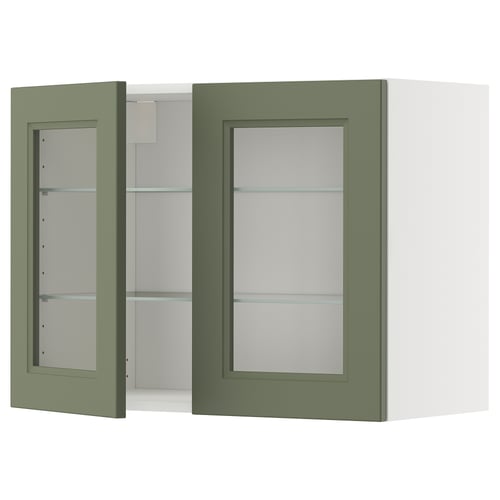 Green glass cabinet