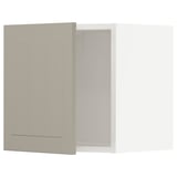 METOD Wall cabinet, white/Stensund beige, 40x40 cm
