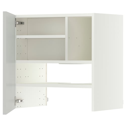 Modern glass shelf with metallic brackets, sleek & contemporary.