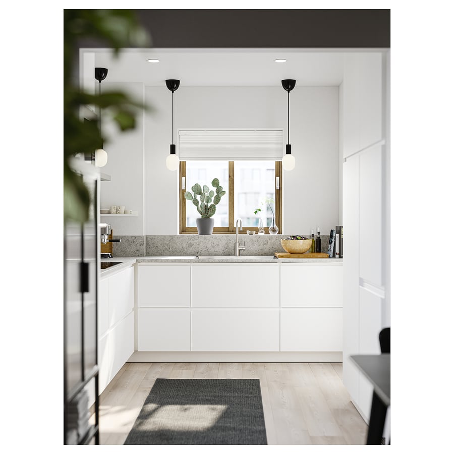 MORUM Rug flatwoven, in/outdoor dark grey IKEA