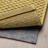 MORUM Rug flatwoven, in/outdoor, light yellow, 160x230 cm