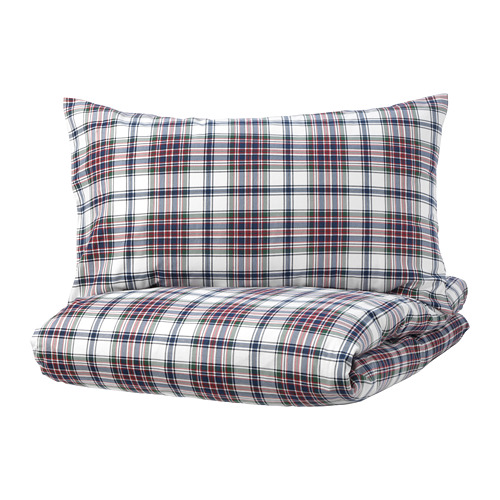 MOSSRUTA Quilt cover and pillowcase 150x200/50x80 cm IKEA
