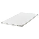 NÄSTABERG Mattress pad, white, 90x200 cm
