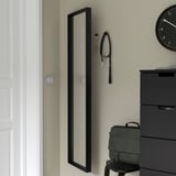 NISSEDAL Mirror, black, 40x150 cm