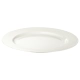 OFANTLIGT Side plate, white, 22 cm