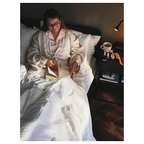 OFELIA VASS Comforter set, white, 240x220/50x80 cm