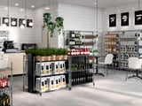OLAUS Shelving unit, galvanised, 92x36x94 cm