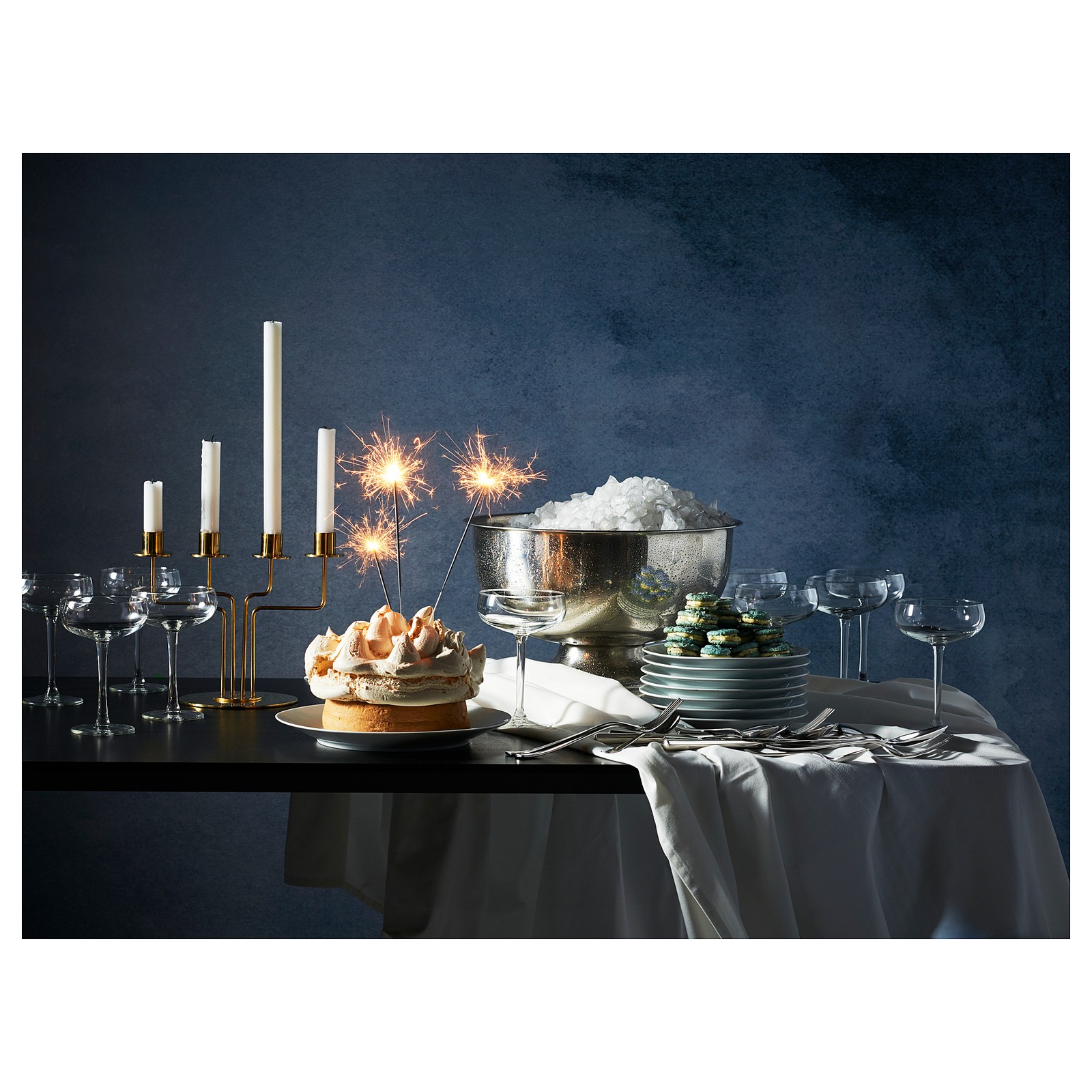 PÄRLBAND Candelabra, 22 cm IKEA