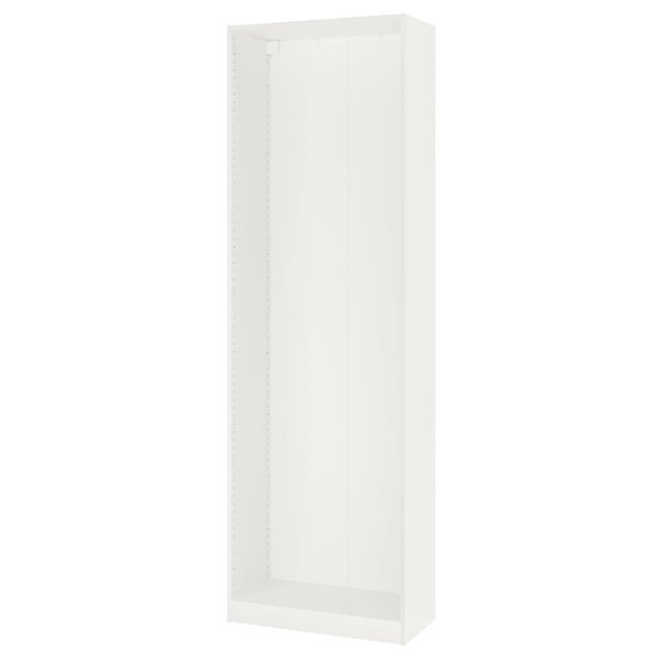 PAX Wardrobe frame, white, 75x35x236 cm