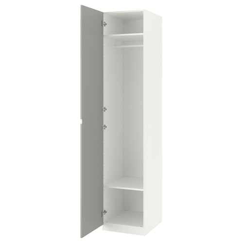 pax دولاب ملابس أبيض vikedal زجاج مرايا ikea
