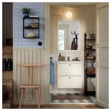 PINGSTSYREN Mirror, white, 60x80 cm