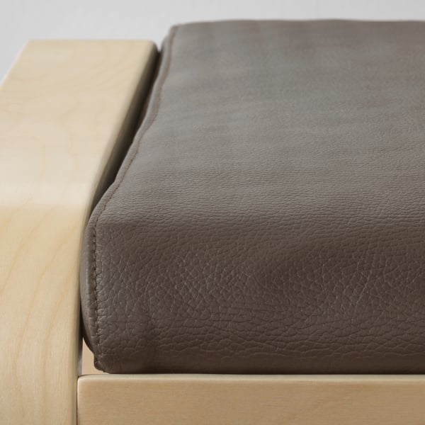 POÄNG footstool cushion, Glose dark brown IKEA