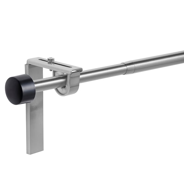 RÄCKA Curtain rod, silver-colour, 120-210 cm