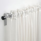 RÄCKA Curtain rod, silver-colour, 120-210 cm