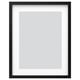 Option: RÖDALM Frame, black, 40x50 cm