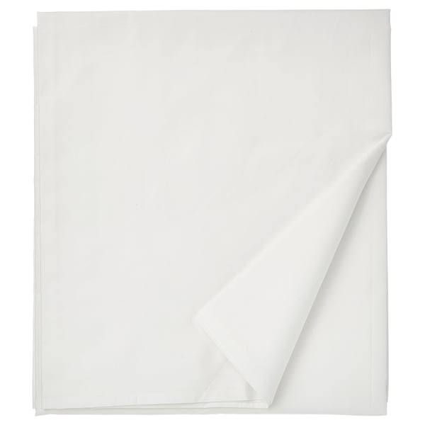 RÖNNVECKMAL Sheet, white, 240x260 cm