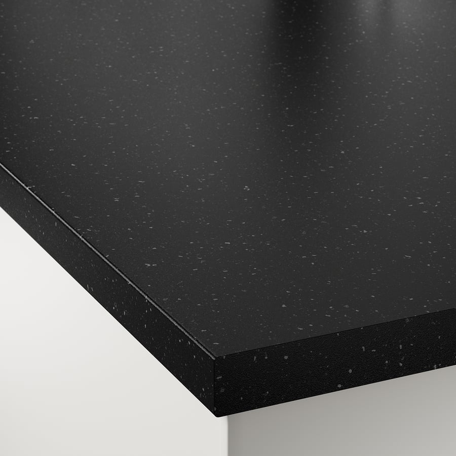 SÄLJAN Worktop black mineral effect/laminate IKEA
