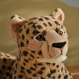 SANDLÖPARE Soft toy, cheetah/beige, 50 cm