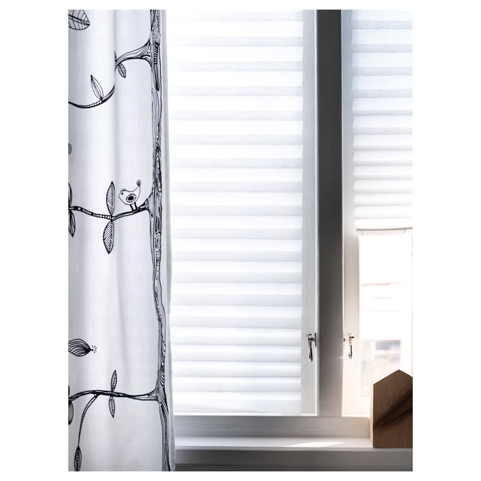 SCHOTTIS Pleated blind white IKEA