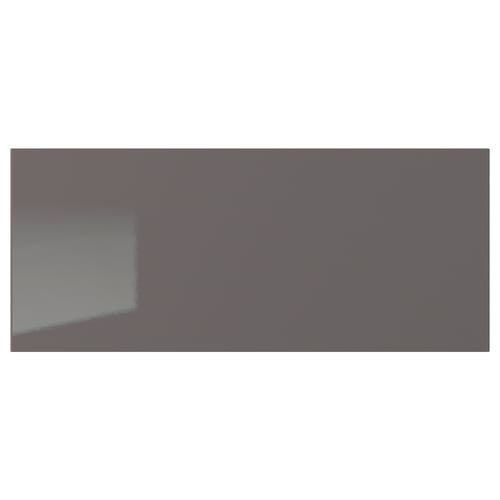 SELSVIKEN: modern black rectangular shelf with clean edges, sleek finish, particle board core.
