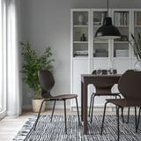 SIGTRYGG Chair, dark brown/Sefast black