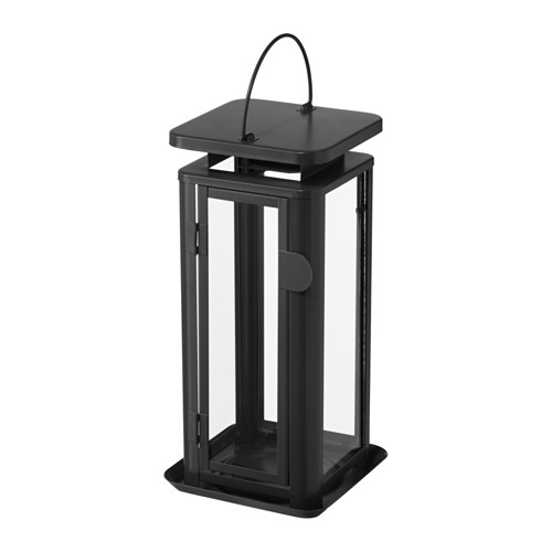 SINNESRO Lantern f block candle, in/outdoor IKEA