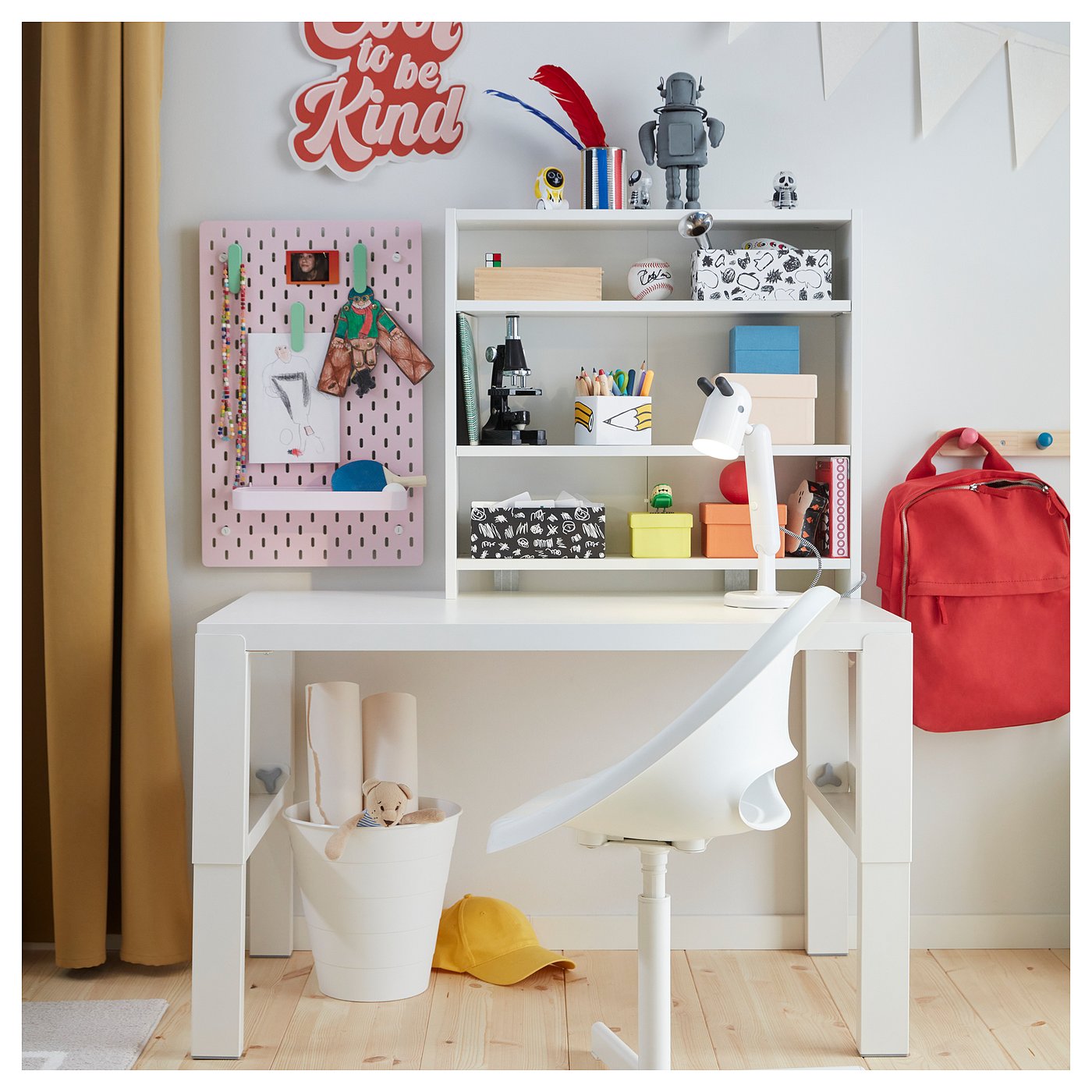 SKÅDIS shelf, pink IKEA - Main Image