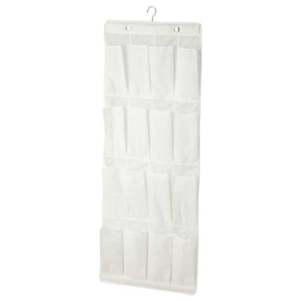 skubb منظم تعليق أحذية مع 16 جيب أبيض ikea