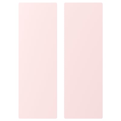 SMÅSTAD Door, pale pink, 30x90 cm