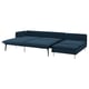 SÖDERHAMN 4-seat sofa-bed, with chaise longue with open end/Kelinge dark blue