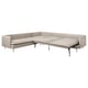 SÖDERHAMN sofa bed, beige, modern minimalist, corner shape, plush fabric, versatile design.