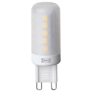 SOLHETTA LED bulb G9 470 lumen, dimmable opal white