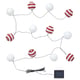 Option: SOLVINDEN LED lighting chain with 12 lights, solar-powered outdoor/red stripe