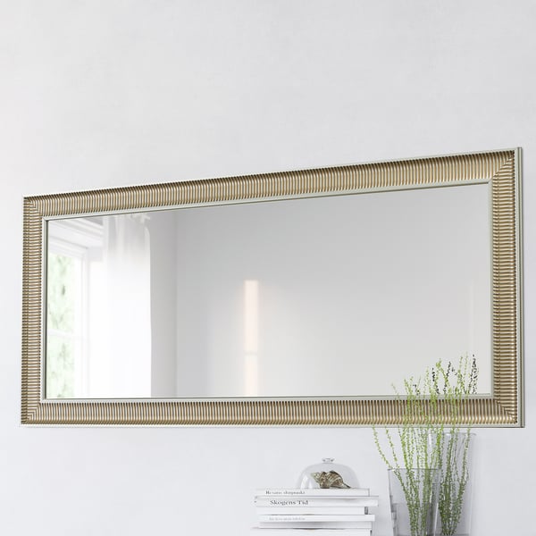 SONGE Mirror, silver-colour, 74x165 cm