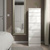 SONGE Mirror, silver-colour, 74x165 cm