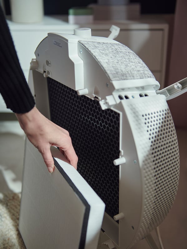STARKVIND Air purifier/additional gas filter, white