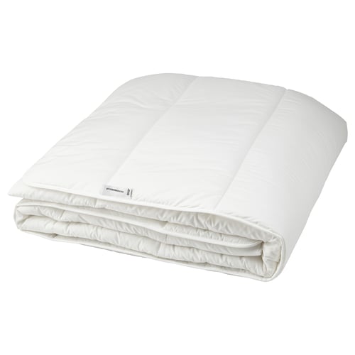 STJÄRNBRÄCKA white duvet, fluffy, rectangular, lightweight, soft, lyocell/cotton.