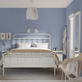 STJÄRNÖ / GRÅFJÄLLET Bedroom furniture, set of 3, white, 160x200 cm