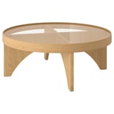 STOCKHOLM 2025 Coffee table, oak veneer glass
