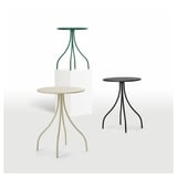 TÅNEBRO Side table, in/outdoor/light grey-beige, 46 cm