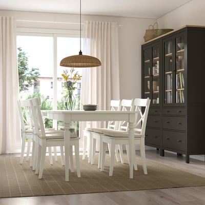 TIOKRONA Rug, flatwoven, natural, 240x300 cm