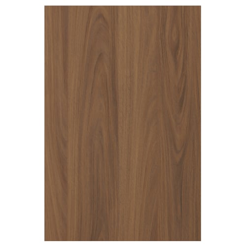 TISTORP walnut brown wood panel, smooth, modern design.