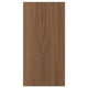 TISTORP Door, brown walnut effect, 30x60 cm