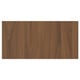 Option: TISTORP Drawer front, brown walnut effect, 40x20 cm