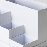 TJENA Desk organiser, white, 18x17 cm