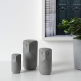 TONAD Decoration set of 3, owl/grey