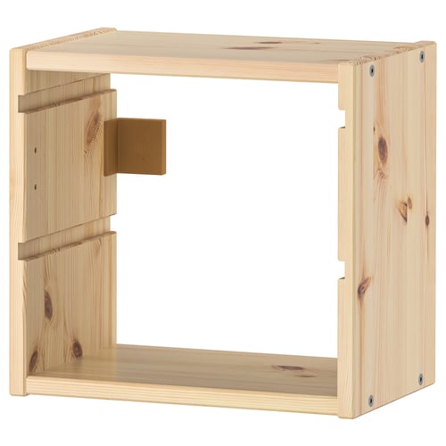 New TROFAST wall shelf, light wood, rectangular shape, simple design, ideal for storage.