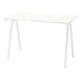 TROTTEN Desk, white, 120x70 cm