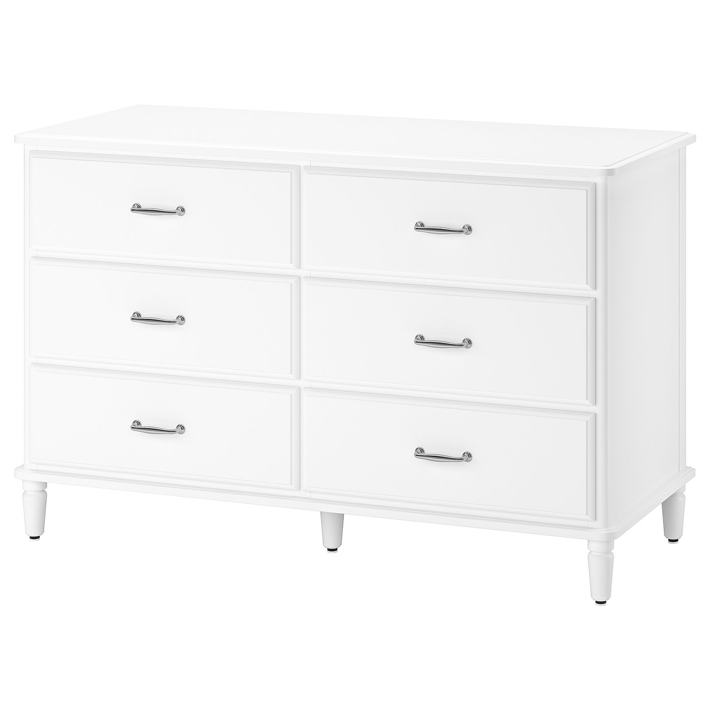 TYSSEDAL Chest of 6 drawers white IKEA