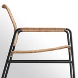 ULRIKSBERG Armchair, rattan/anthracite